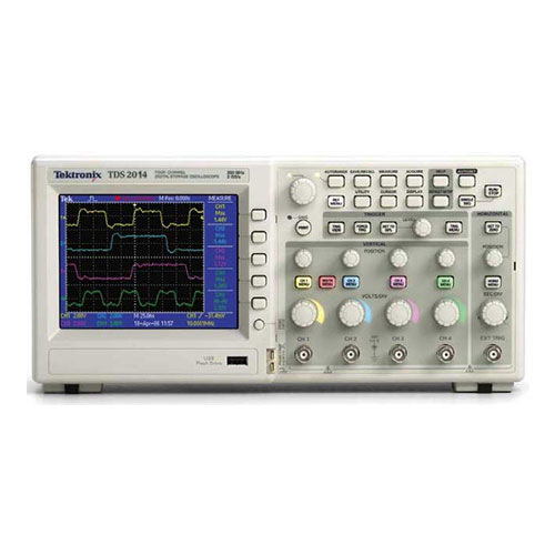 اسیلوسکوپ دیجیتال 100 مگ 4 کانال تک ترونیکس مدل TEKTRONIX TDS-2014 C