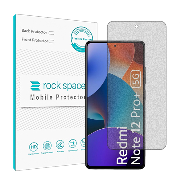 گلس شیائومی Redmi Note 12 Pro 5G مدل نانو هیدروژل مات برند راک اسپیس کد 24088S