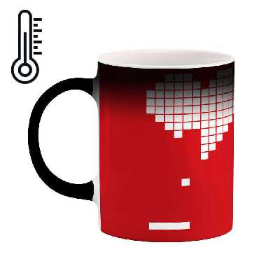 ماگ حرارتی طرح قلب مدل mgh04437