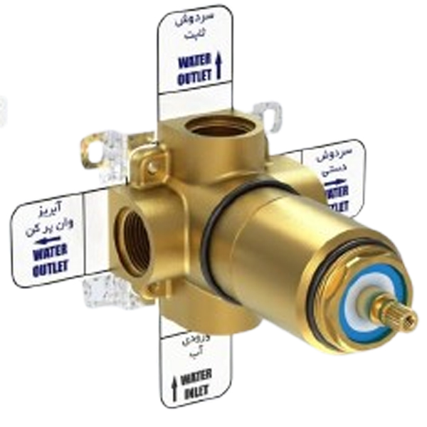 بدنه دایورتور توکار کاویان (حمام سقفی و دیواری)