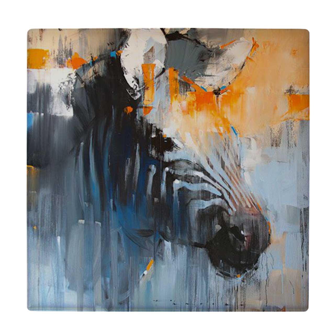  کاشی کارنیلا طرح نقاشی گورخر کد wkk1437