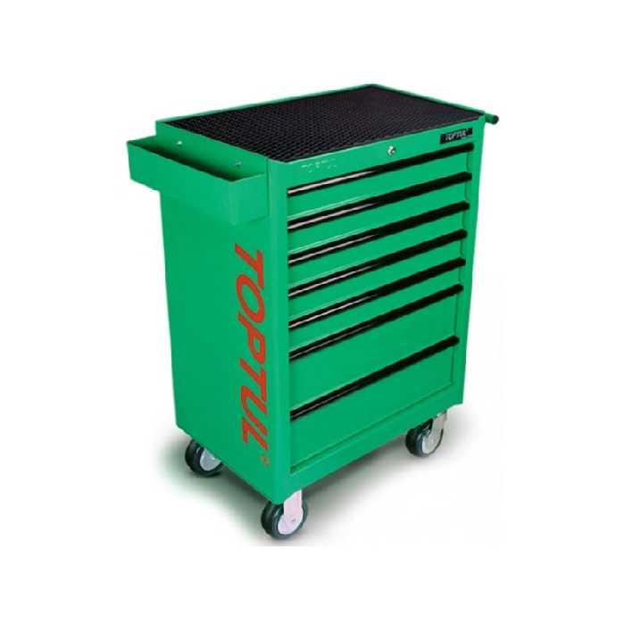 جعبه ابزار 7 کشو چرخ دار 227 پارچه تاپ تول TOPTUL مدل GCAJ0001