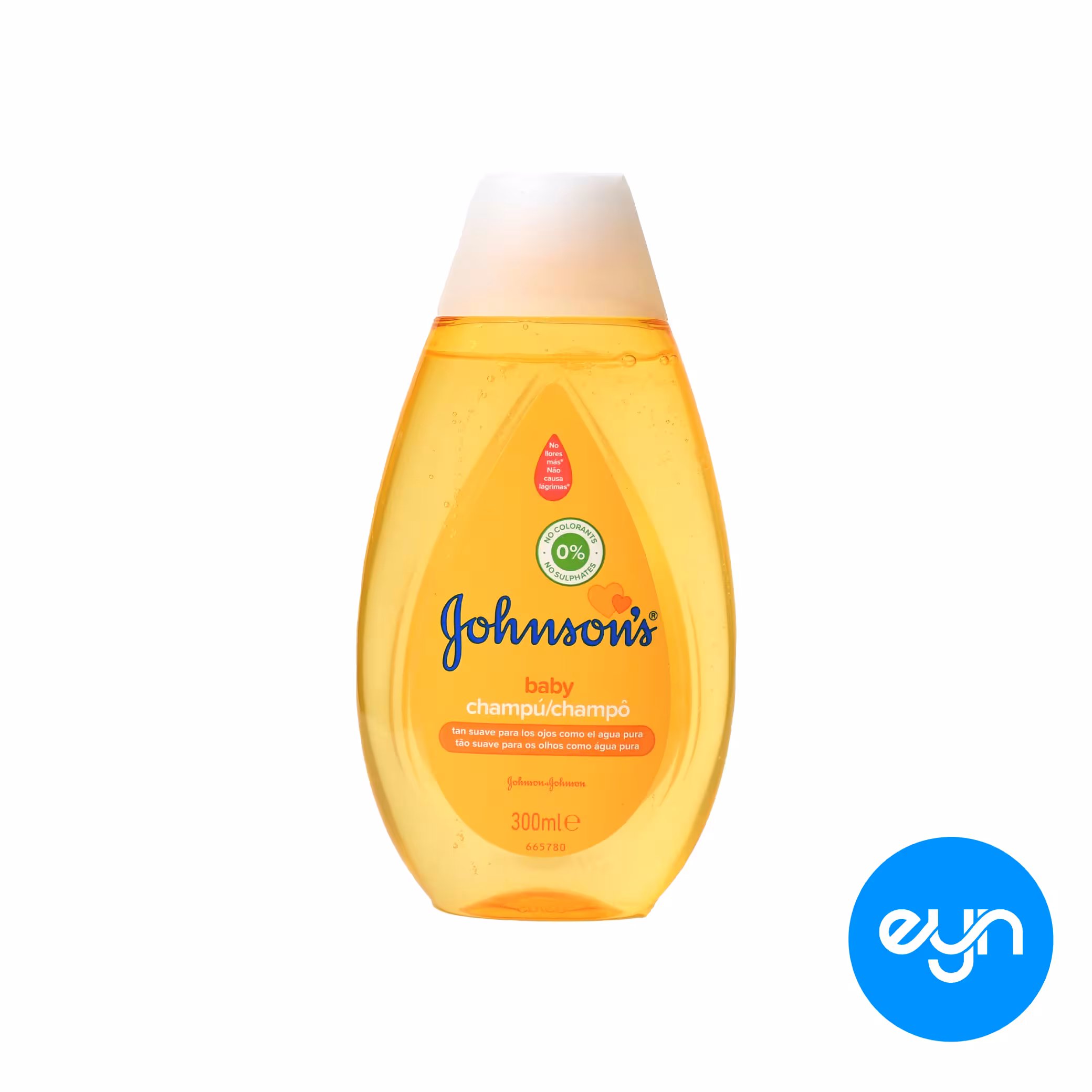 شامپو سر کودک جانسون مدل johnson baby shampoo حجم 300 میل ایتالیایی