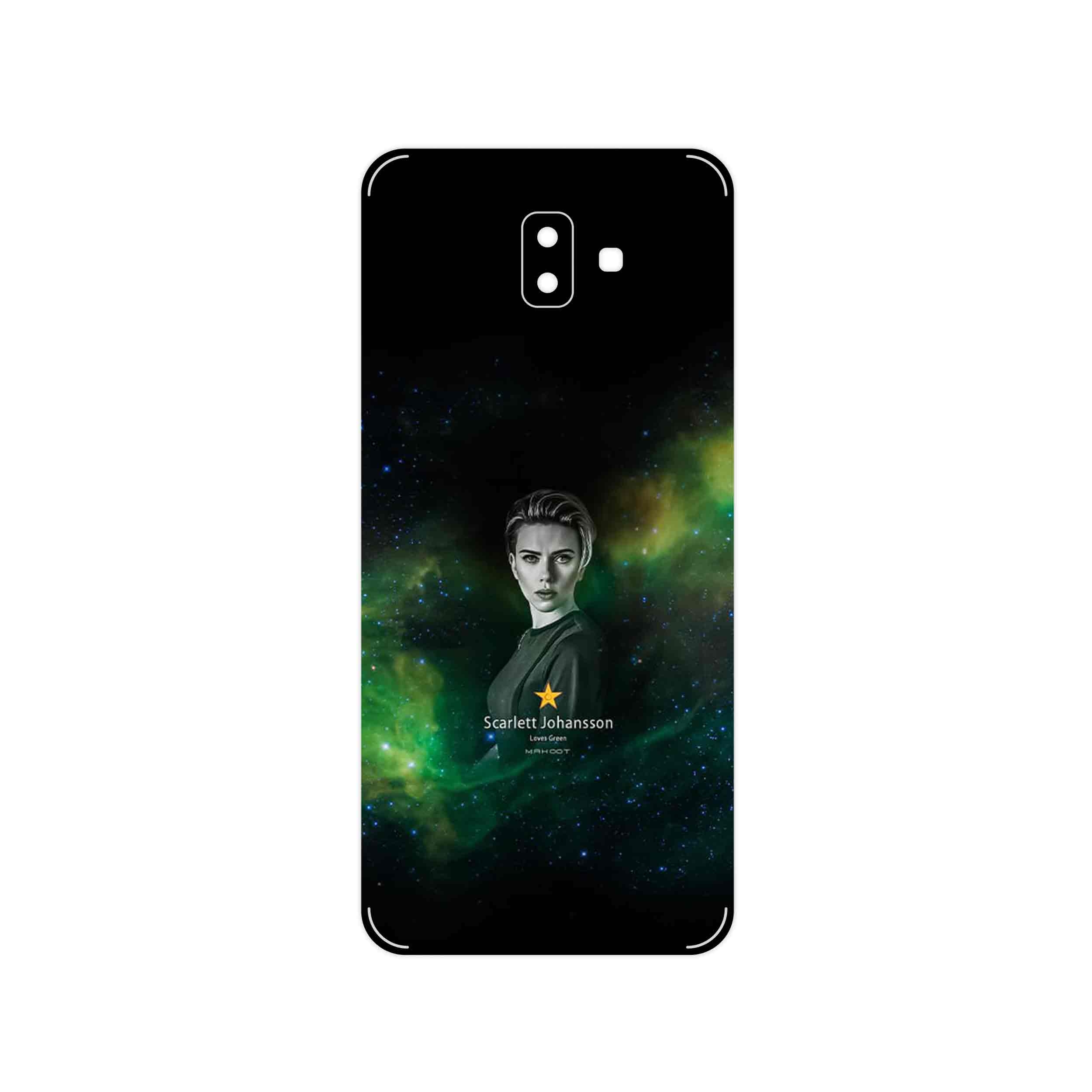 برچسب پوششی ماهوت مدل Scarlett Johansson مناسب برای گوشی موبایل سامسونگ Galaxy J6 Plus