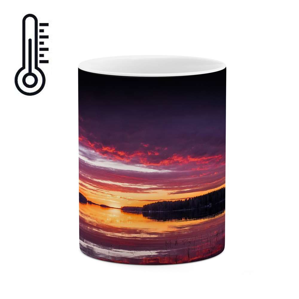 ماگ حرارتی طرح منظره زیبا  مدل mgph14977