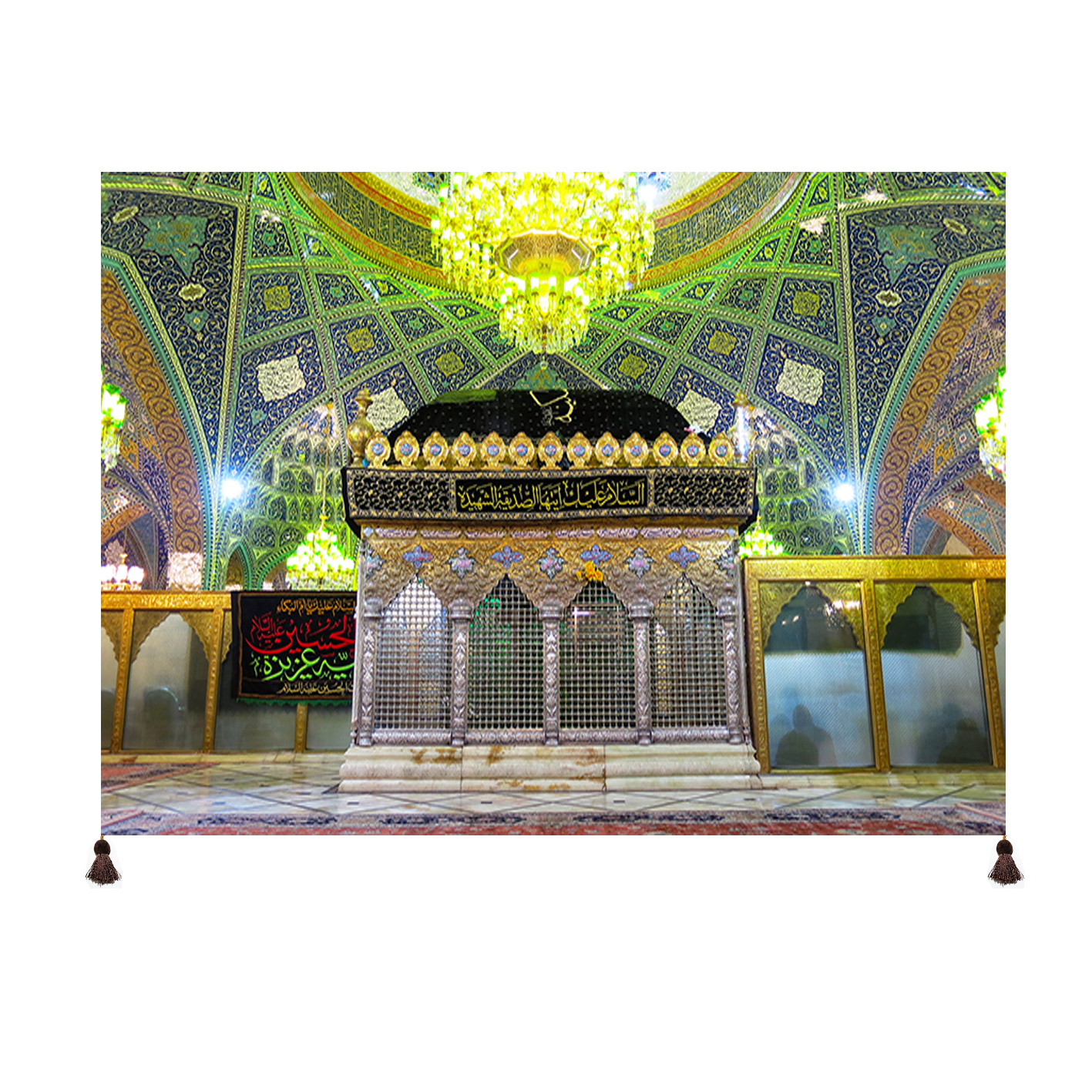 پرچم مدل بی بی رقیه (س) کد B24