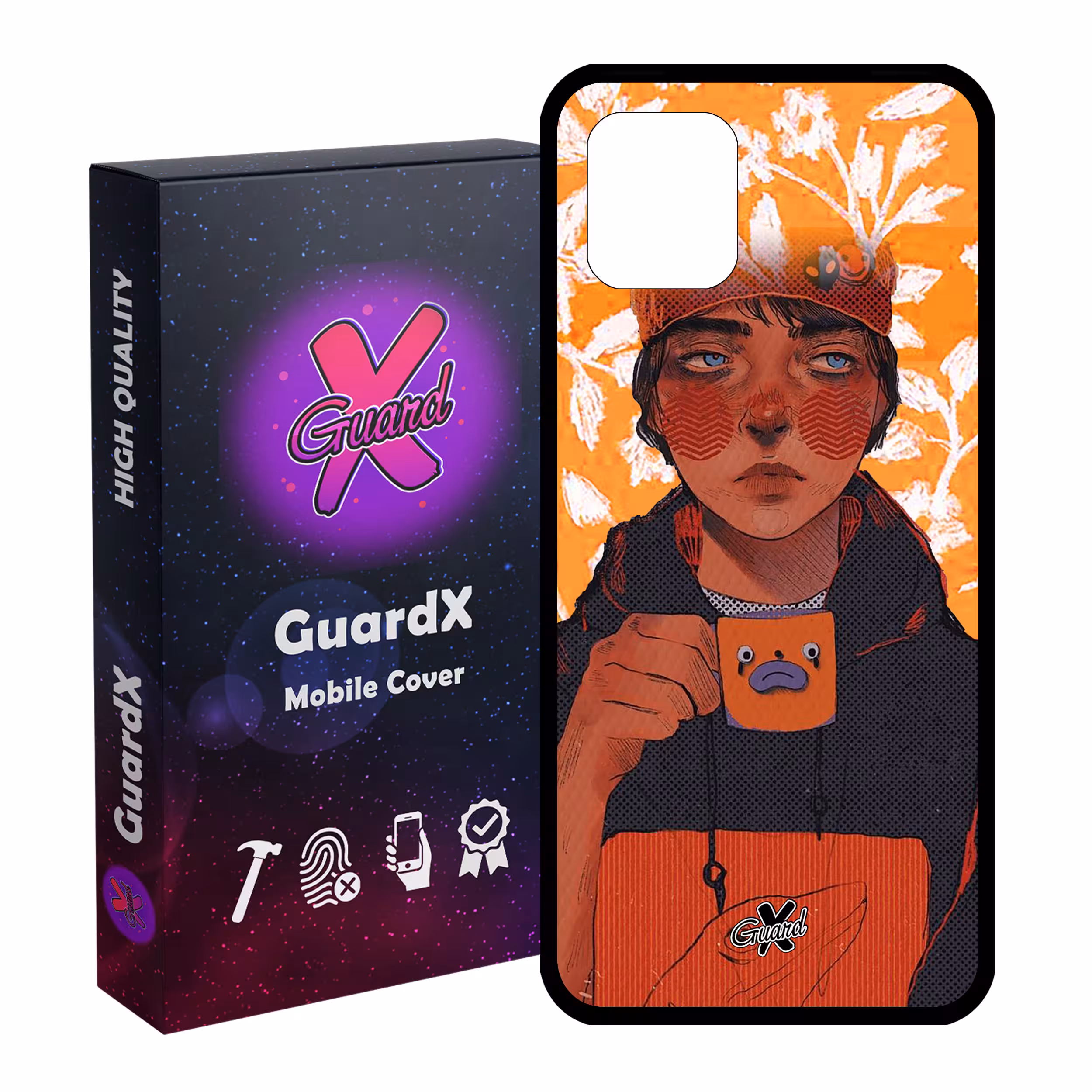کاور گارد ایکس طرح Girl مدل Glass10319 مناسب برای گوشی موبایل سامسونگ Galaxy Note 10 Lite