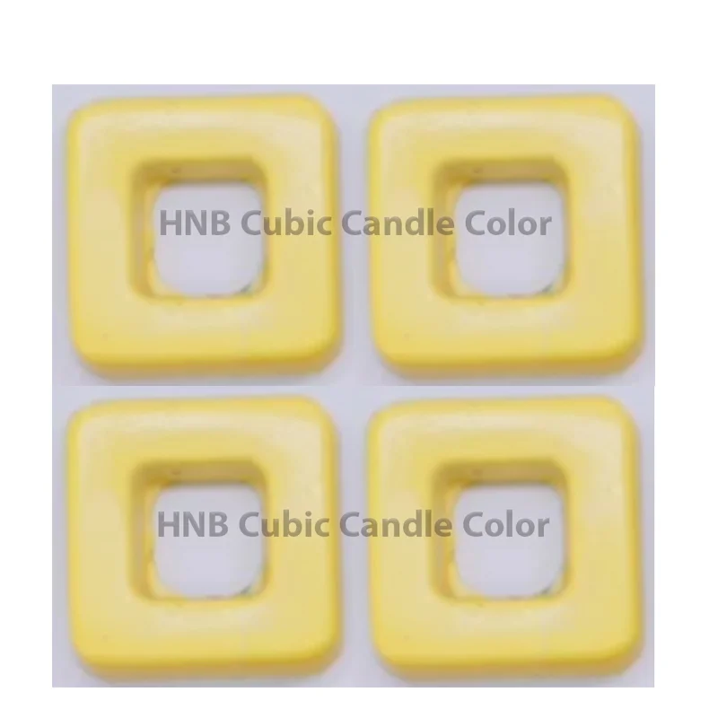 رنگ شمع مکعبی پرتقالی پاستیلی