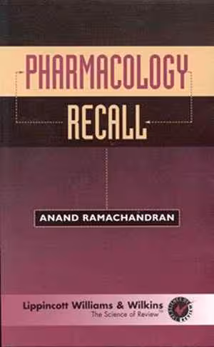 [PDF] دانلود کتاب Pharmacology Recall, 2000