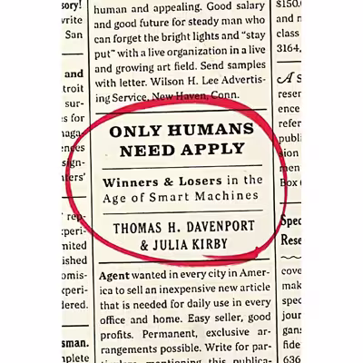 کتاب Only Humans Need Apply اثر Thomas H. Davenport and Julia Kirby انتشارات Harper Business