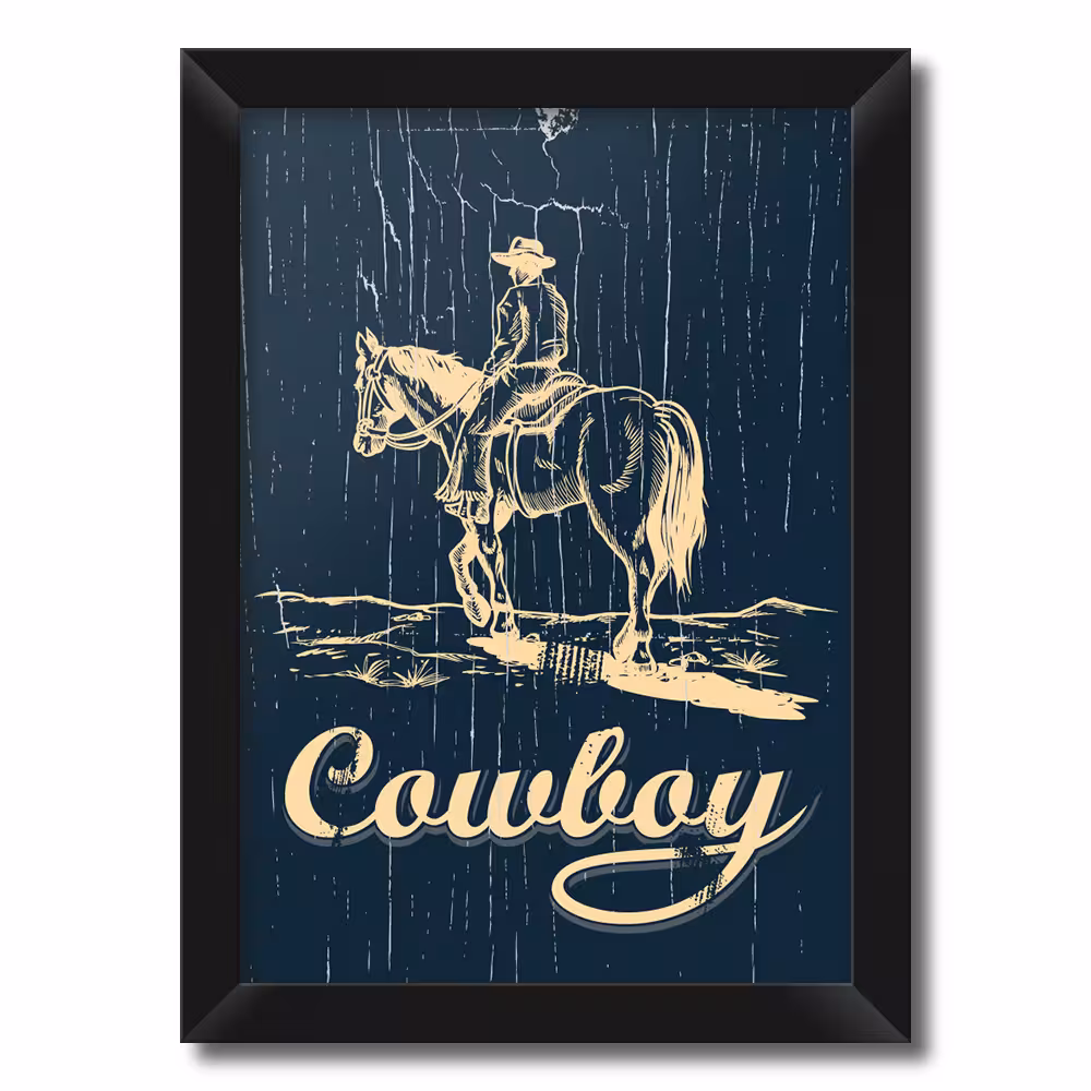 تابلو فنچ آرت طرح Cowboy کد GPH282-J