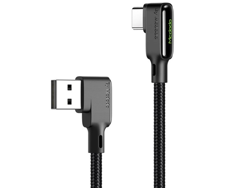 کابل شارژ سریع و انتقال داده تایپ سی مک دودو Mcdodo CA-752 90Type-C Cable 1.2M