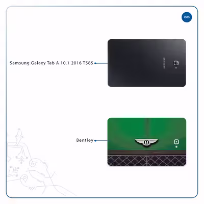 برچسب پوششی ماهوت مدل Bentley مناسب برای تبلت سامسونگ Galaxy Tab A 10.1 2016 T585