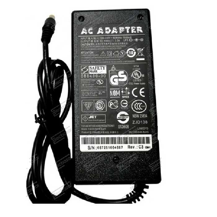 آداپتور سوئیچینگ 36 ولت 3 آمپر Adapter 36V 3A