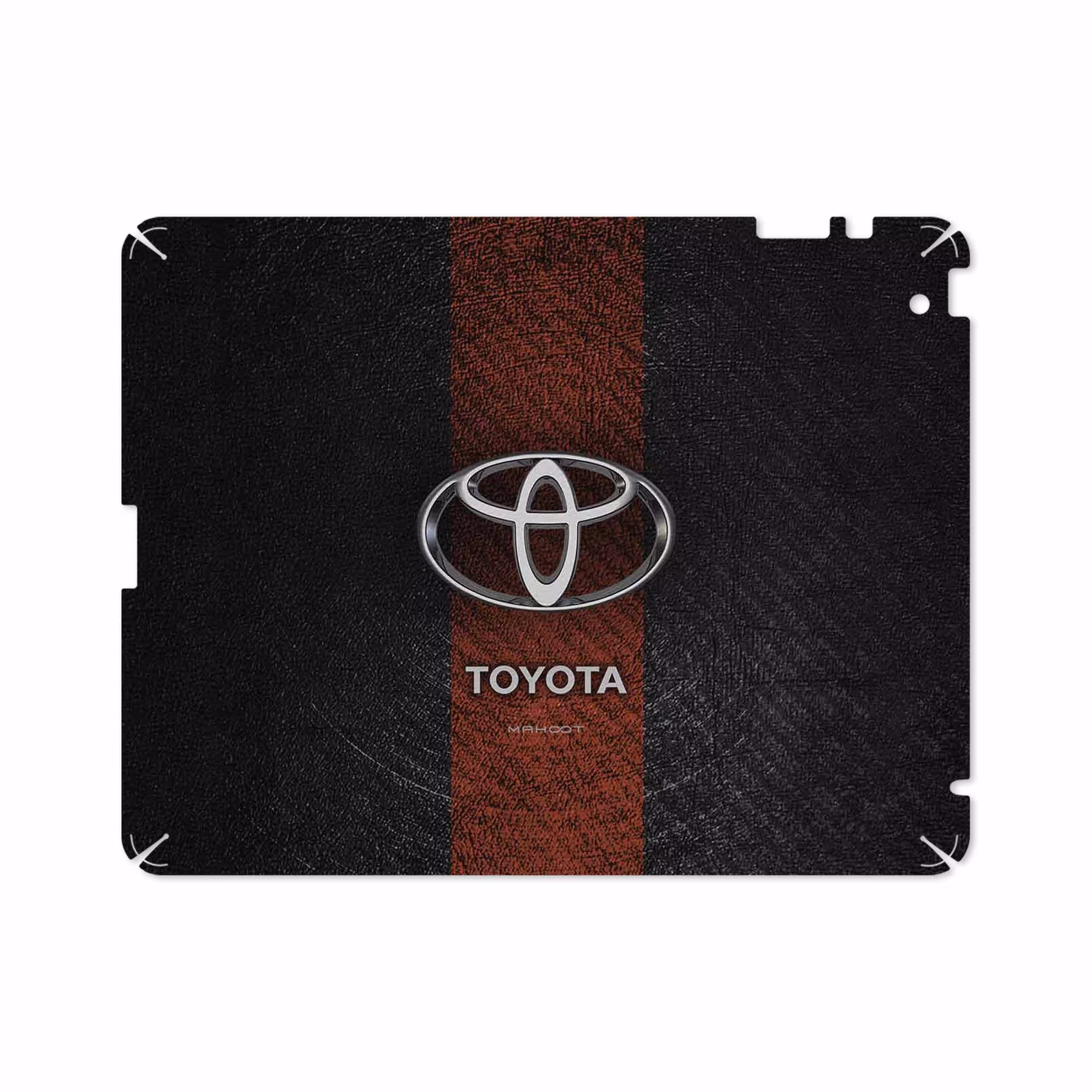 برچسب پوششی ماهوت مدل TOYOTA-Logo مناسب برای تبلت اپل iPad 2 2011 A1397