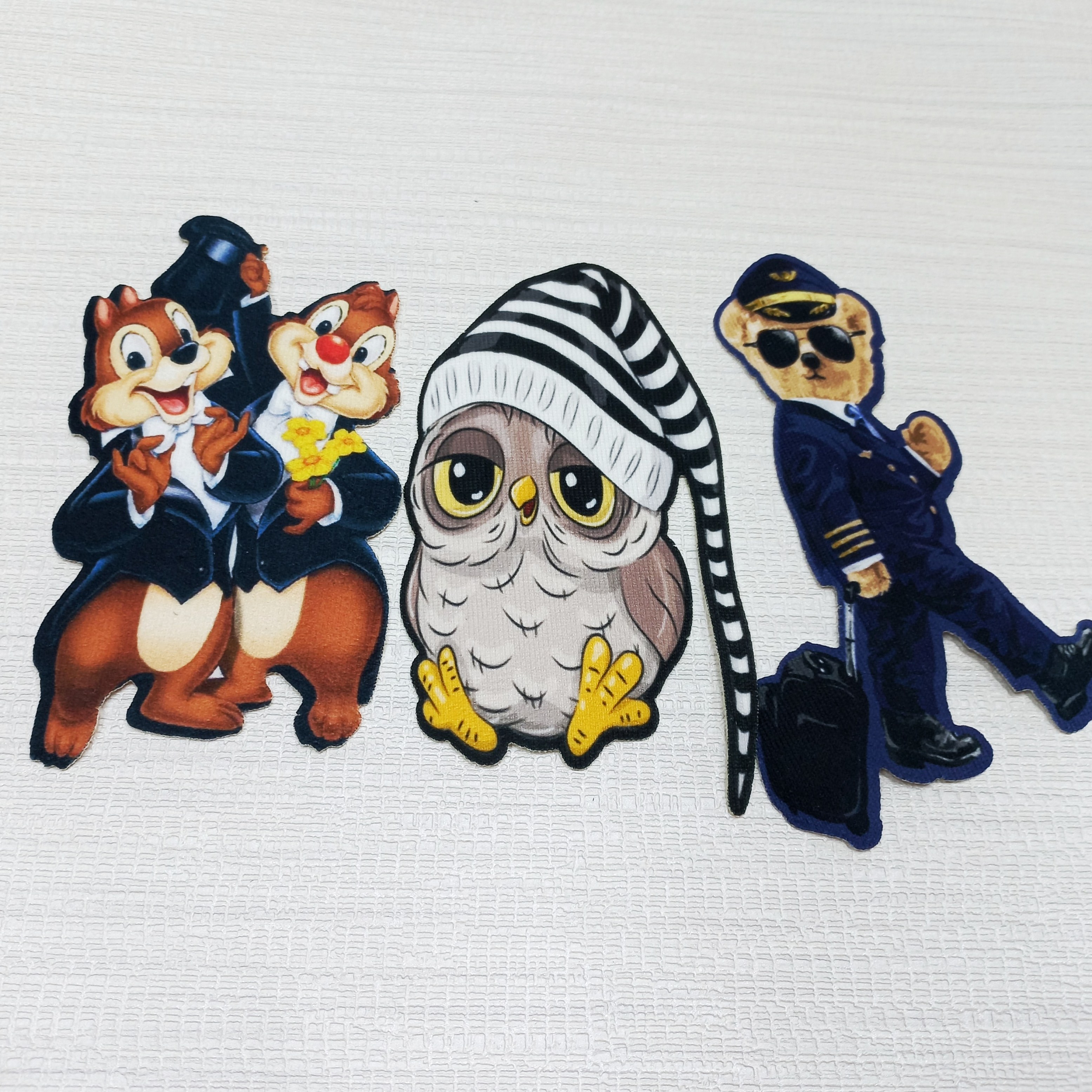 برچسب حرارتی پارچه ای جغد