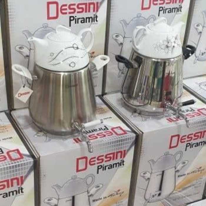 کتری قوری شیردار استیل ترک دسینی 