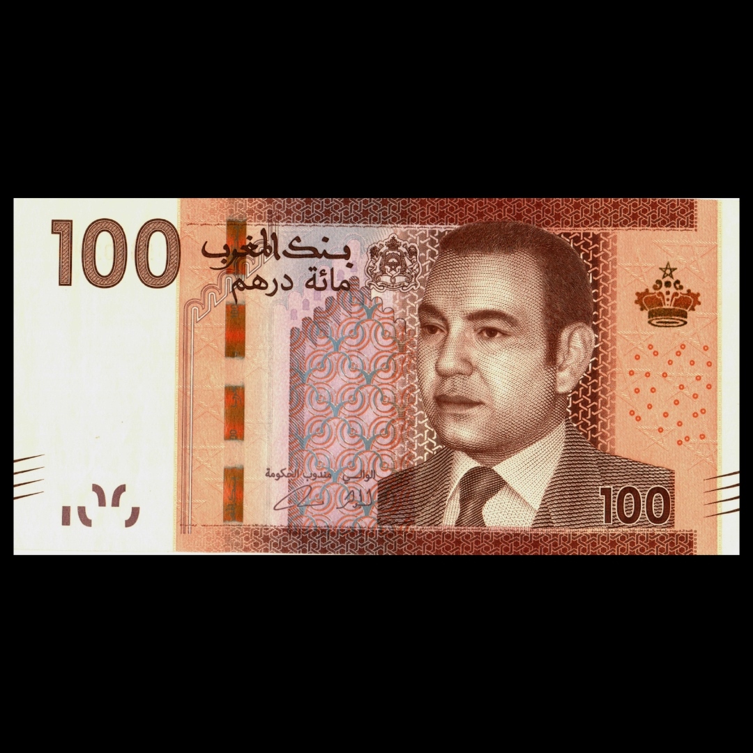 اسکناس تزئینی طرح کشور مراکش مدل 100 درهم UNC