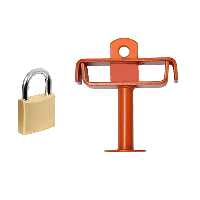 قفل پدال کد 08 به همراه قفل آویز