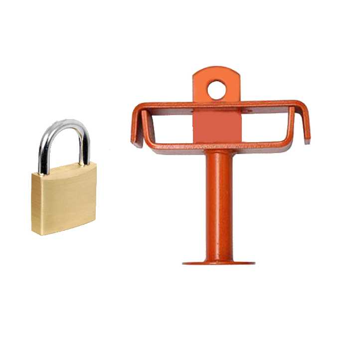 قفل پدال کد 08 به همراه قفل آویز