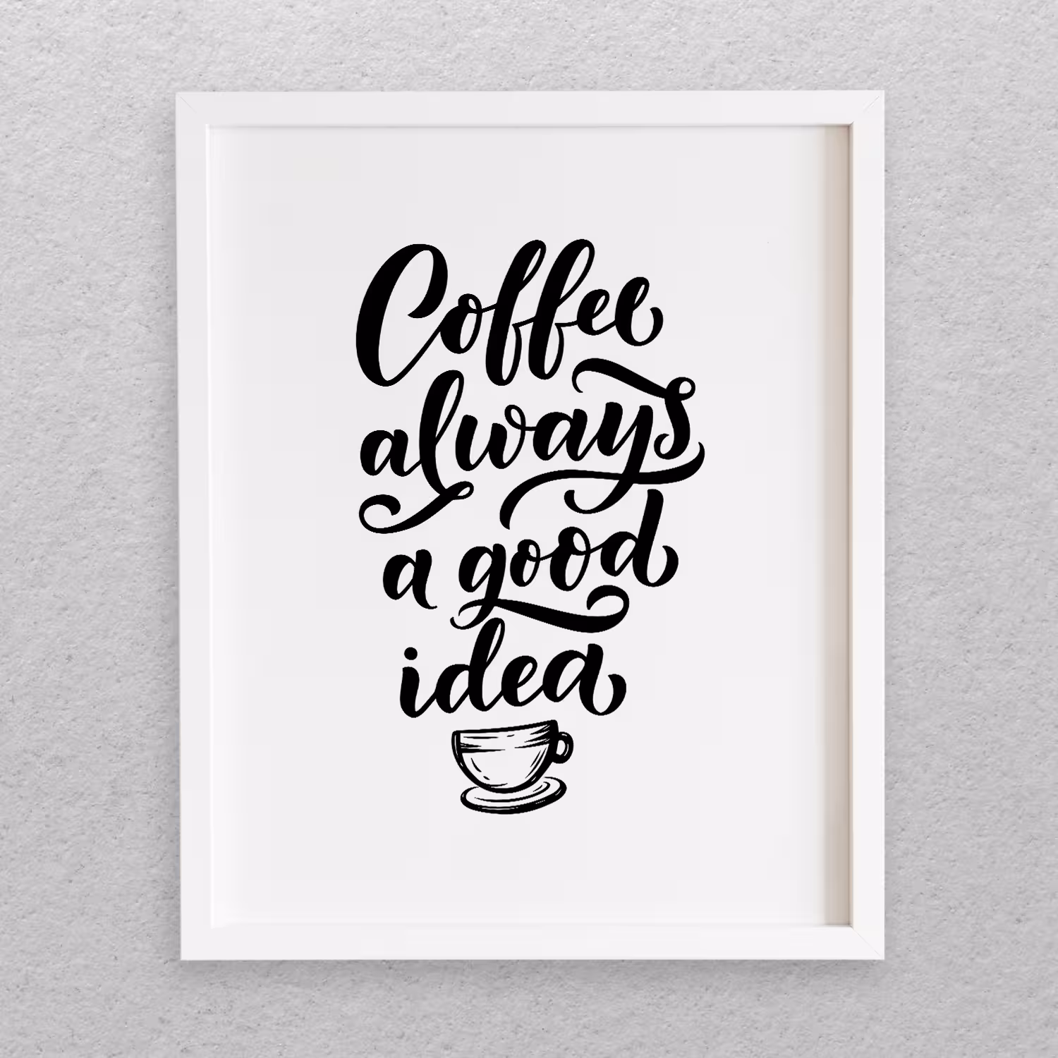 تابلو مدل نوشته انگلیسی طرح COFFEE کد 722