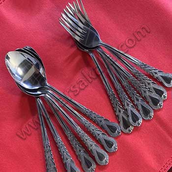 ست قاشق و چنگال 12 پارچه