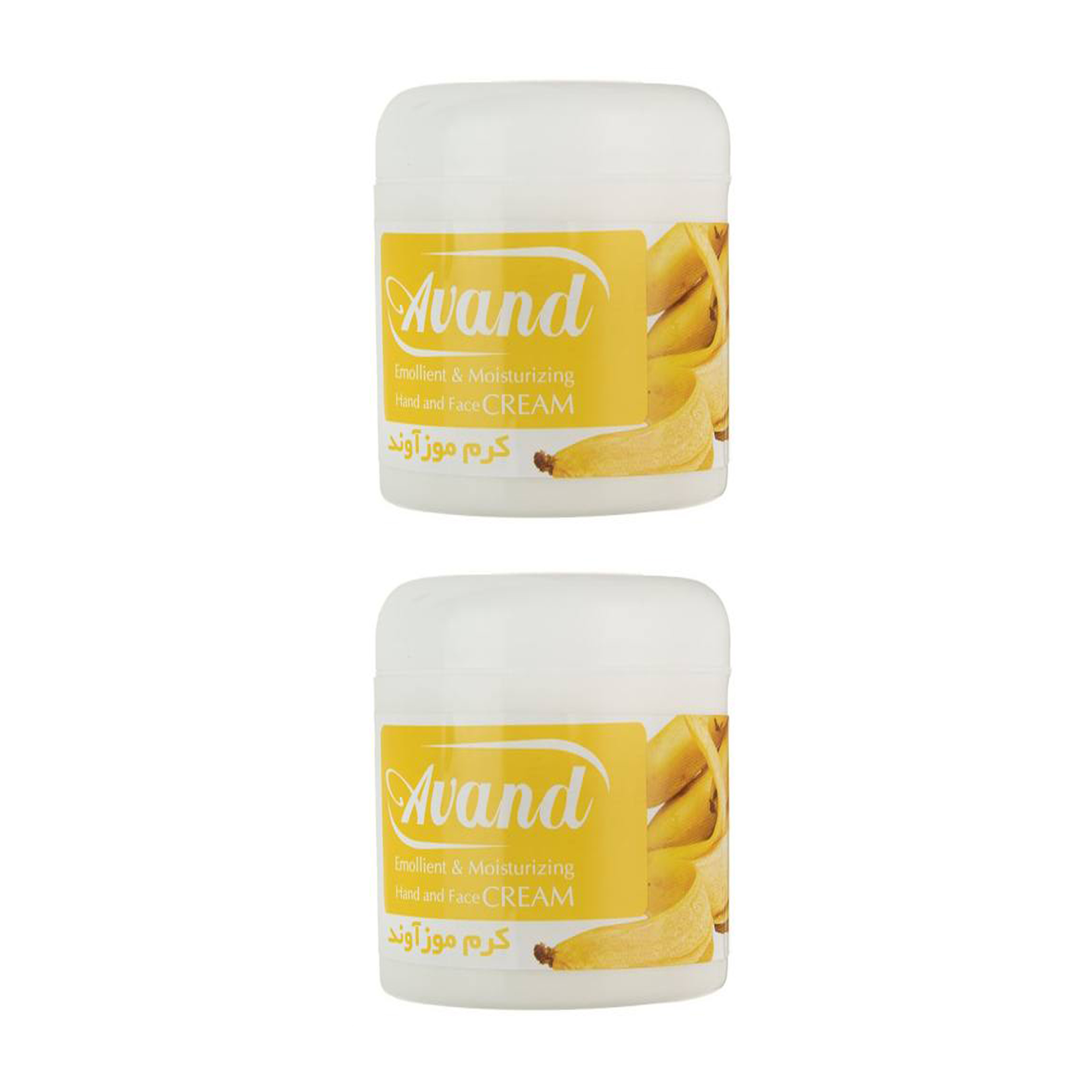 کرم مرطوب کننده آوند مدل banana حجم 200 میلی لیتر بسته 2 عددی