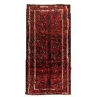 فرش دستبافت سه متری مدل نقشه بلوچ  کد 33.1842