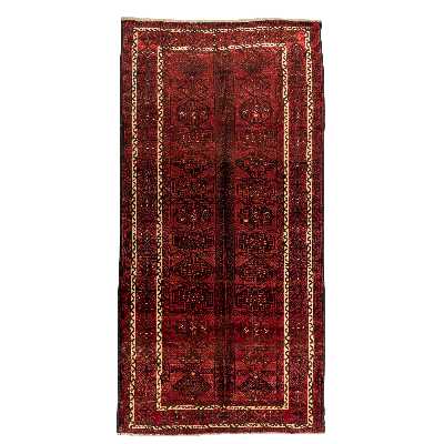 فرش دستبافت سه متری مدل نقشه بلوچ  کد 33.1842