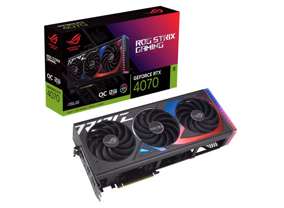 کارت گرافیک مدل RTX-4070 12GB ROG Strix OC Asus ایسوس
