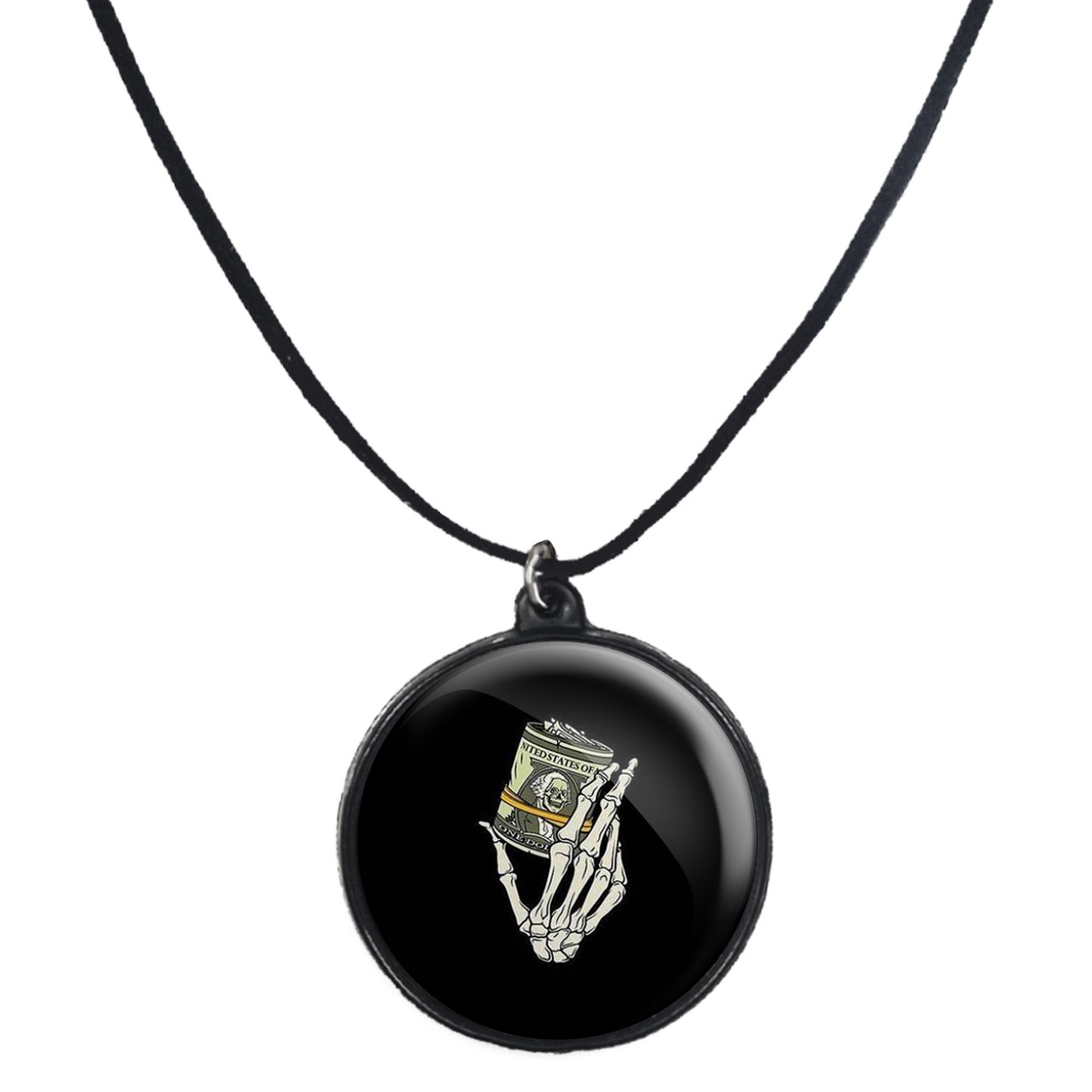 گردنبند پرمانه طرح اسکلت کد pmb.6152