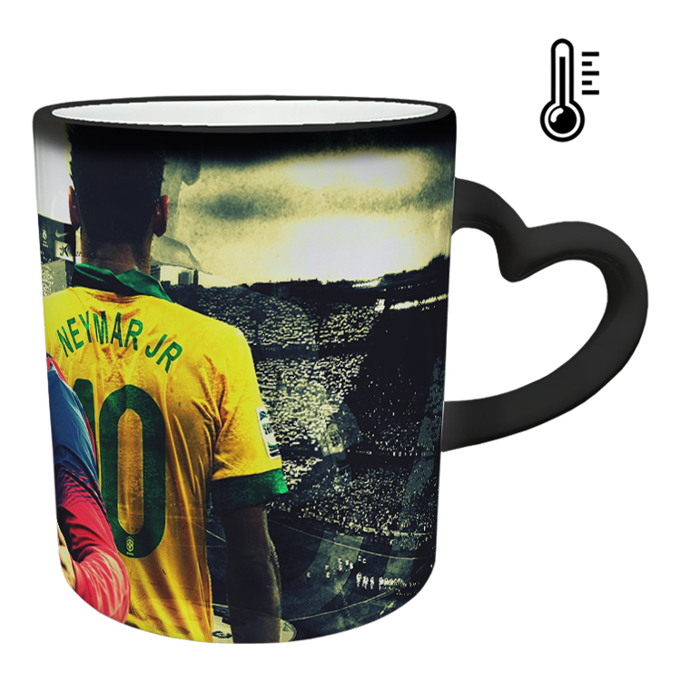 ماگ حرارتی مدل دسته قلبی طرح نیمار کد 7