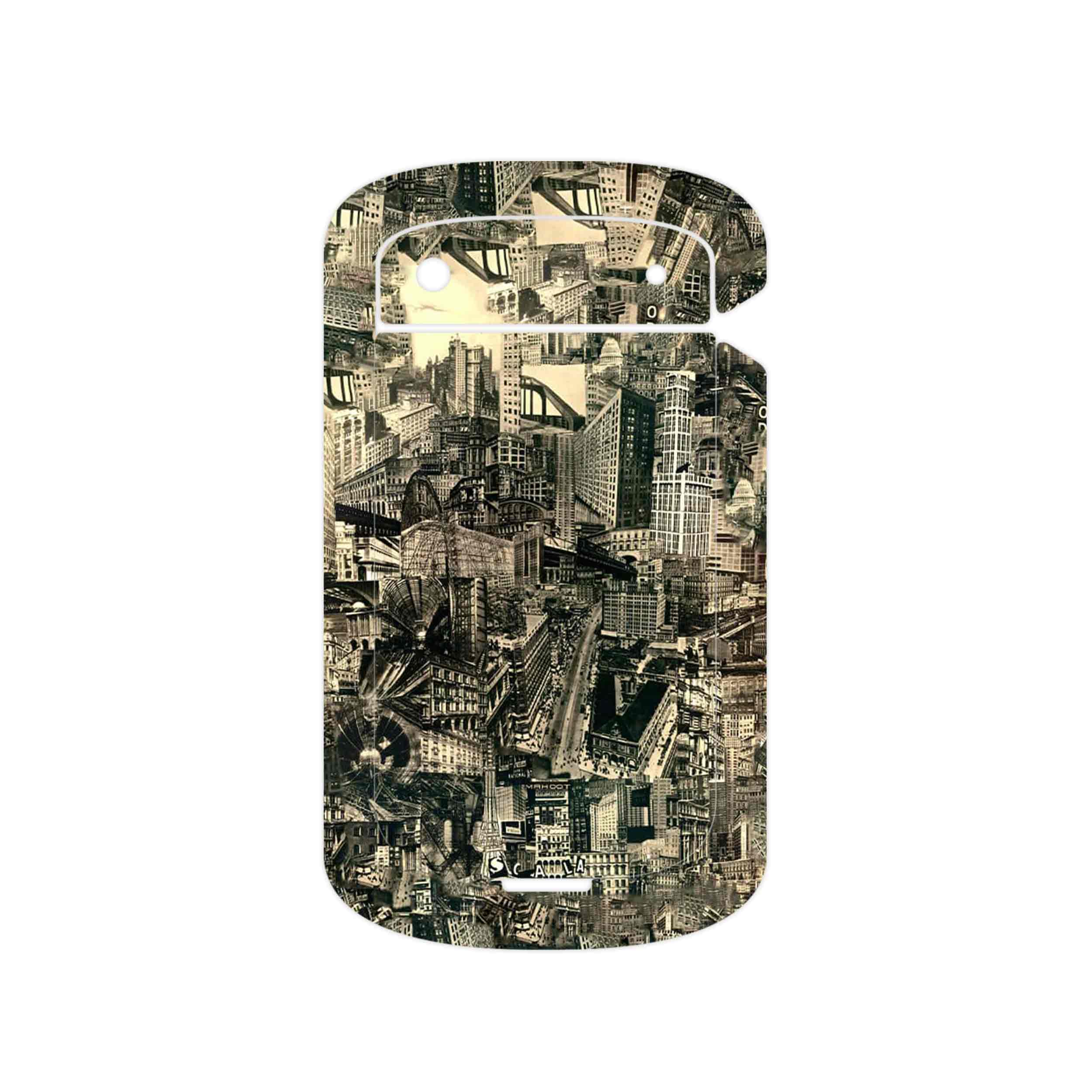برچسب پوششی ماهوت مدل Collage of Skyscraper مناسب برای گوشی موبایل بلک بری Bold Touch 9900