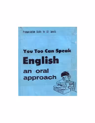 خرید و دانلود نسخه کامل کتاب You Too Can Speak English: An Oral Approach - PDF