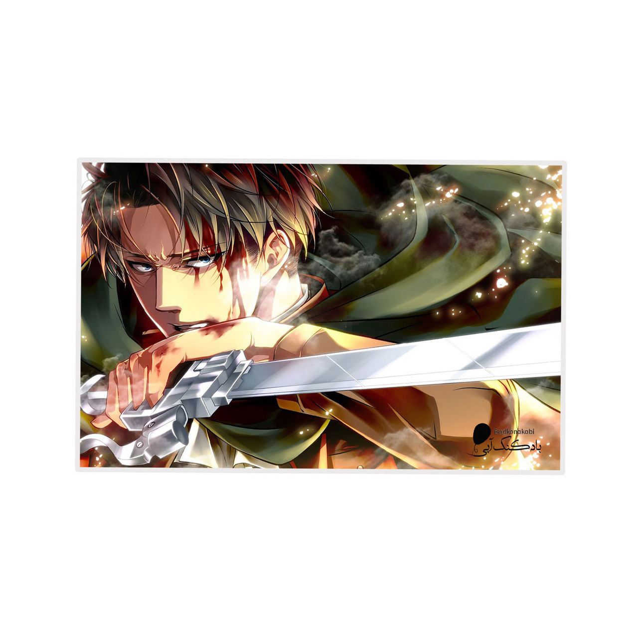  آویز تزیینی بادکنک آبی طرح انیمه مدل A4