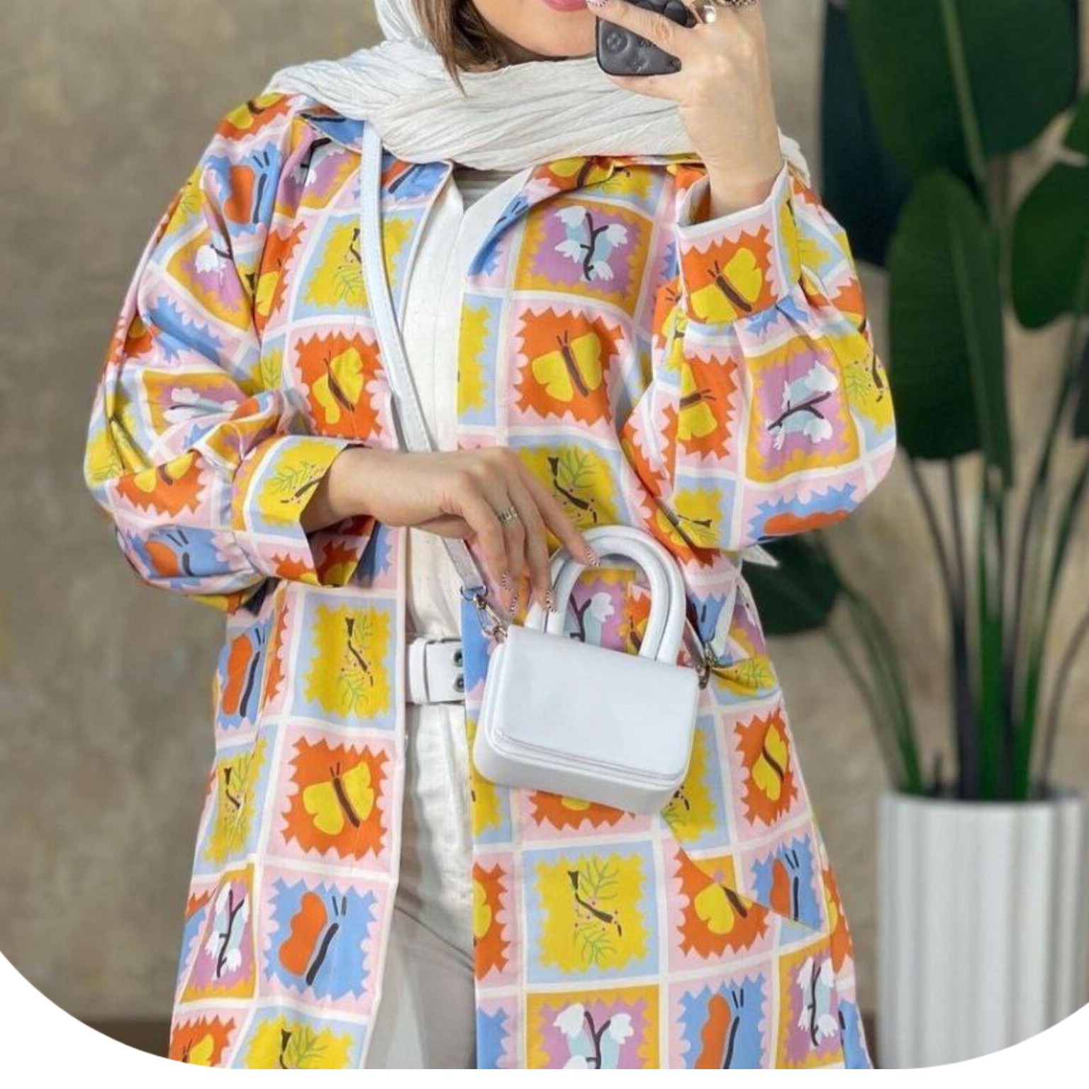 مانتو طرح دار داکرون