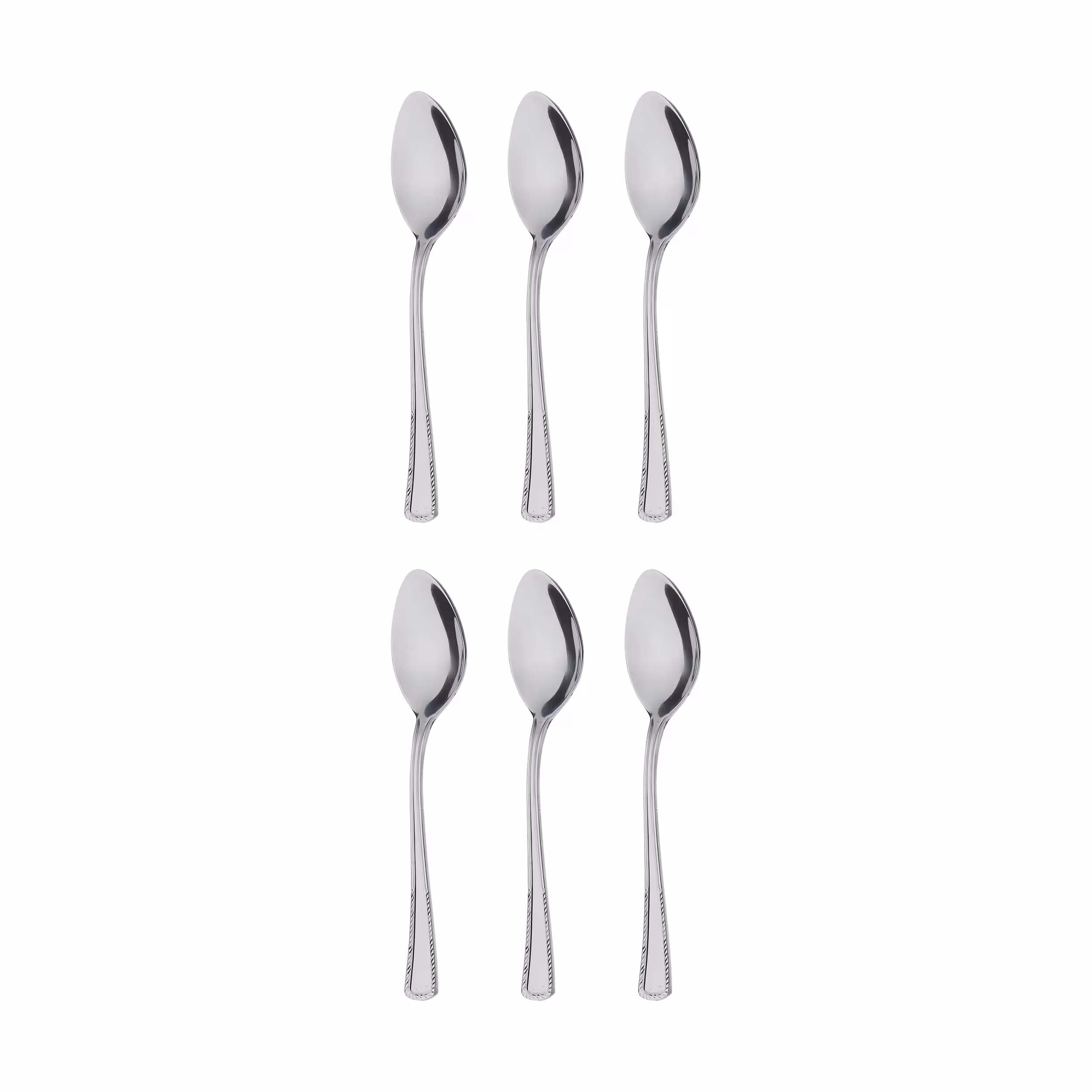 قاشق مربا خوری صنايع استيل ايران مدل مودنا بسته 6 عددی
