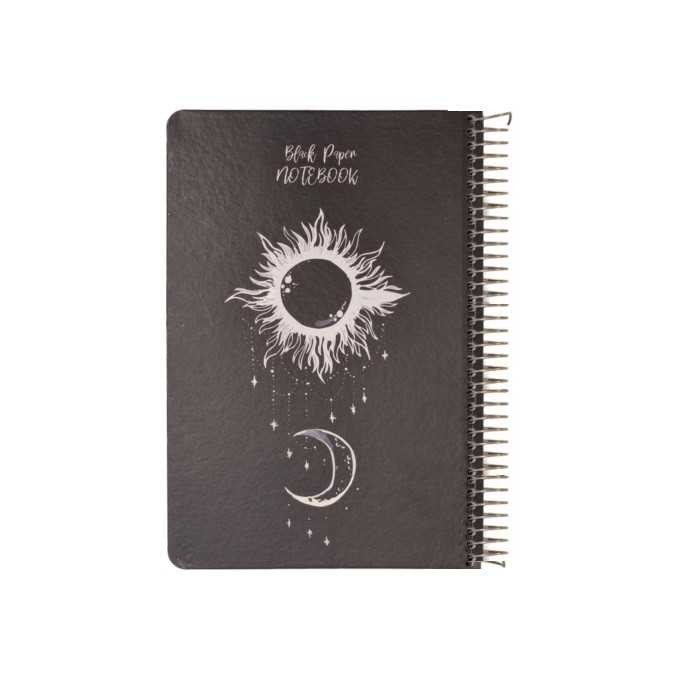 دفتر طراحی 90 برگ مدل خورشید و ماه کد 90-3-100 | چاوه