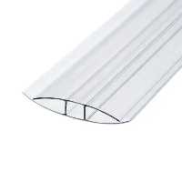 نبشی اچ پلاستیکی شفاف 6 متری