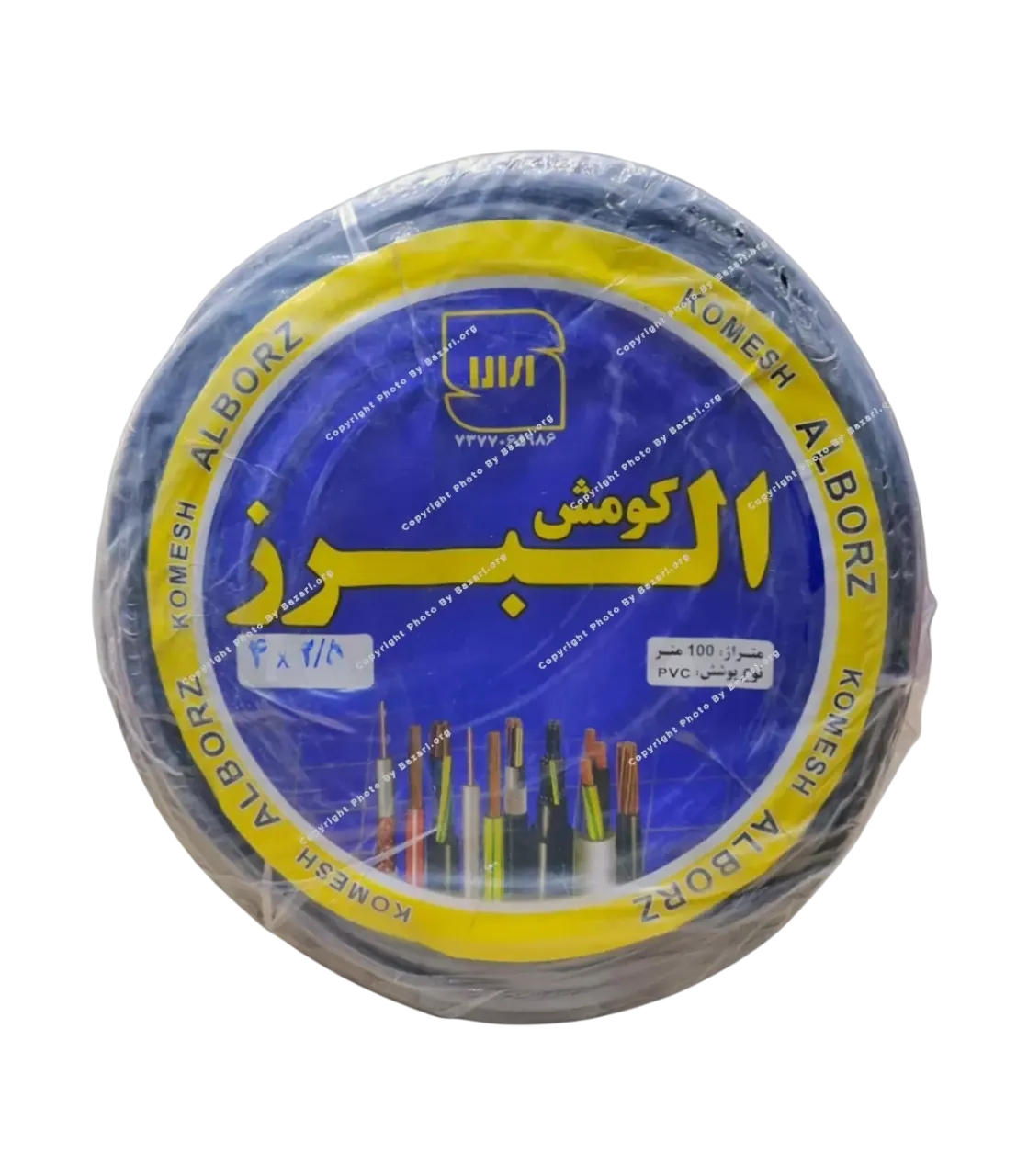 سیم برق افشان 1 در 1.5 البرز کومش استاندارد