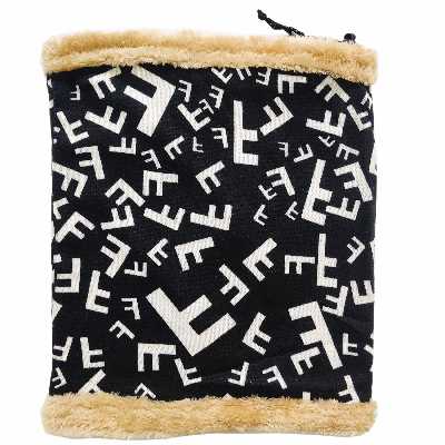 دستمال سر و گردن مدل اسکارف تو خز بافت