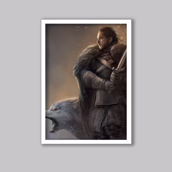 تابلو مدل سریال بازی تاج و تخت Game of thrones کد LA-G10254 | دنیای قاب