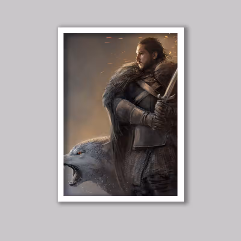تابلو مدل سریال بازی تاج و تخت Game of thrones کد LA-G10254 | دنیای قاب