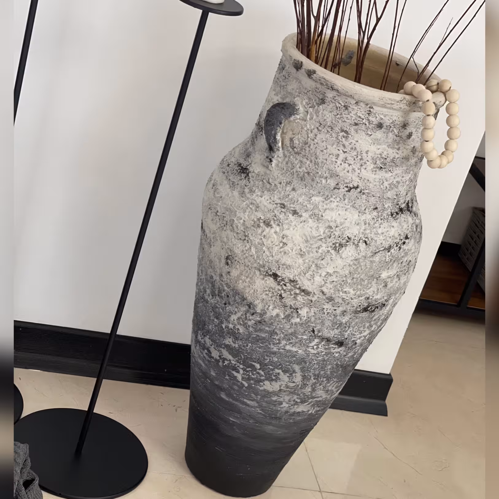 گلدان سفالی پتینه