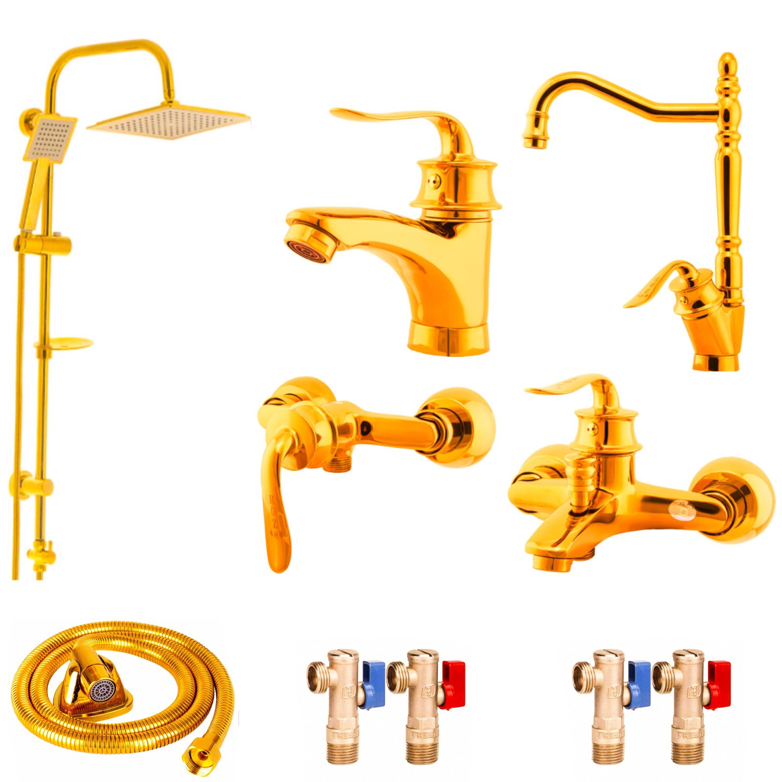 ست شیرآلات شیرالات  رز مدل هلن نایت مجموعه 10 عددی