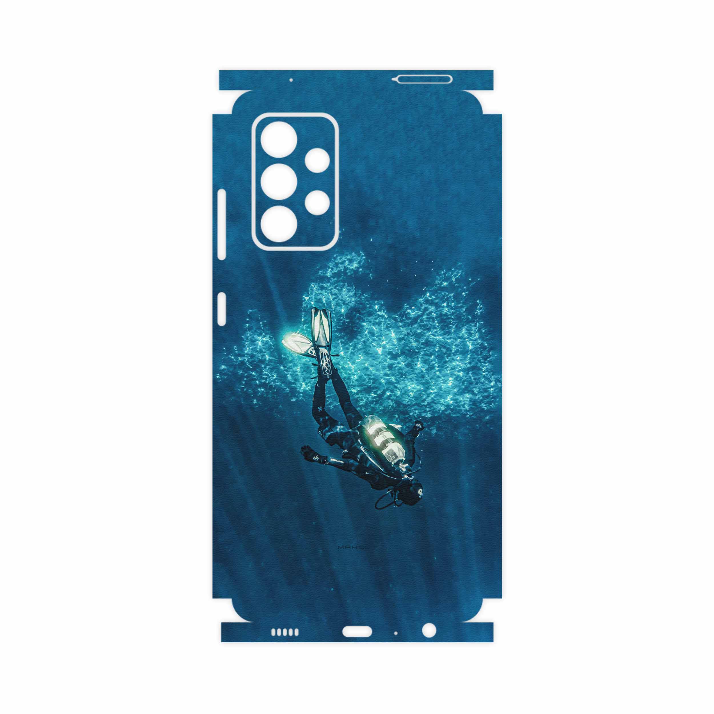 برچسب پوششی ماهوت مدل Scuba-Diving-FullSkin مناسب برای گوشی موبایل سامسونگ Galaxy A52 5G