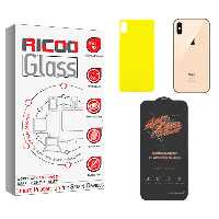 محافظ صفحه نمایش ریکو مدل Ricoo  ANTI-STATIC مناسب برای گوشی موبایل اپل iPhone XS MAX  به همراه محافظ پشت گوشی | کالا برتری