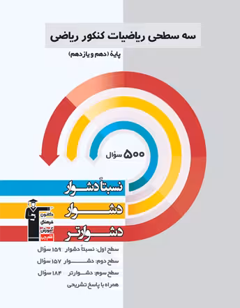 سه سطحی ریاضیات پایه رشته ریاضی قلم چی