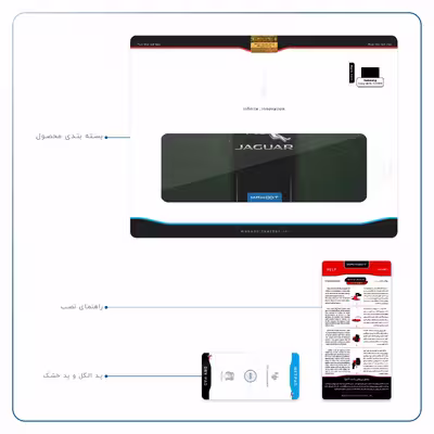 برچسب پوششی ماهوت مدل Jaguar Cars مناسب برای تبلت سامسونگ Galaxy Tab S5e 10.5 2019 T725
