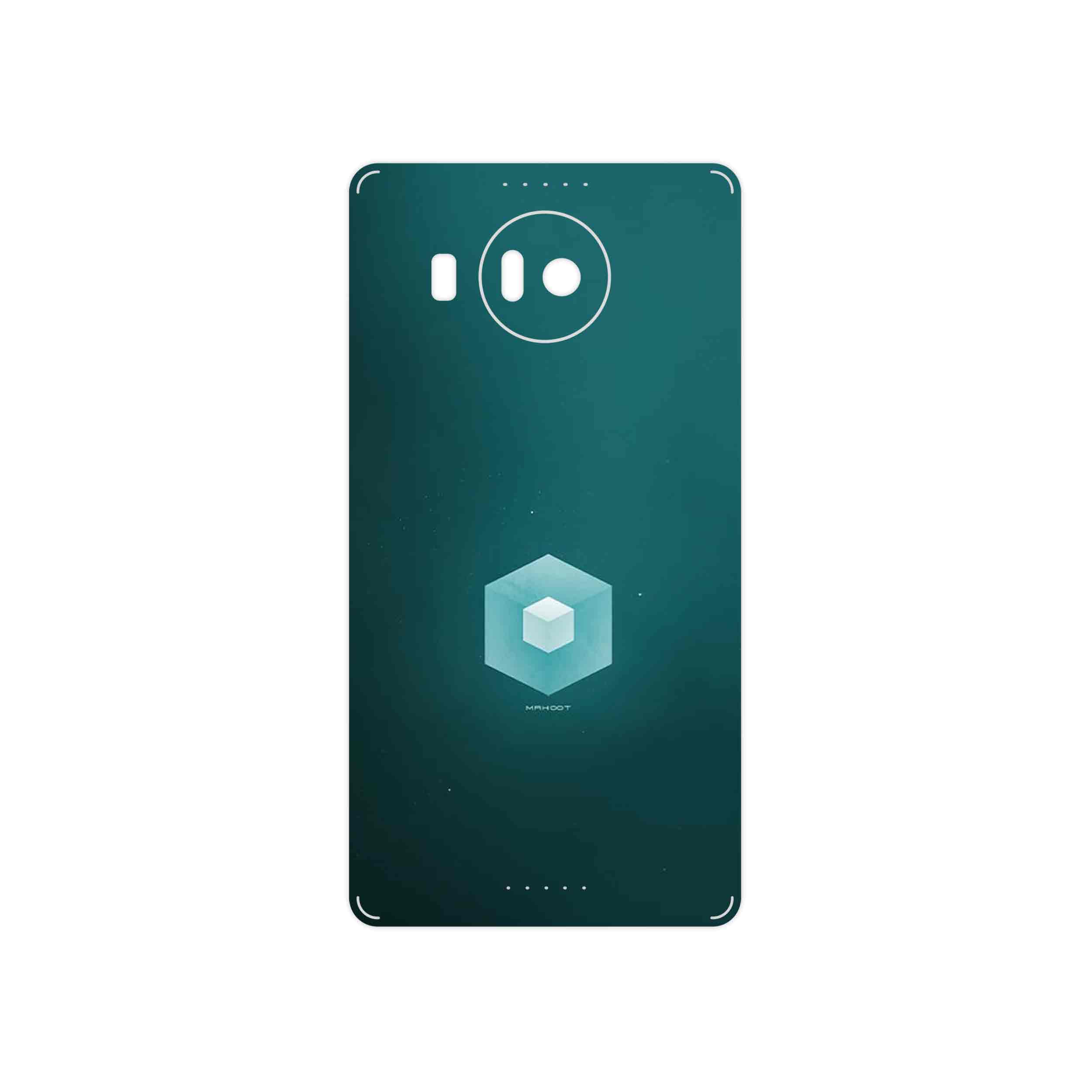 برچسب پوششی ماهوت مدل Minimal Cube icon مناسب برای گوشی موبایل مایکروسافت Lumia 950 XL